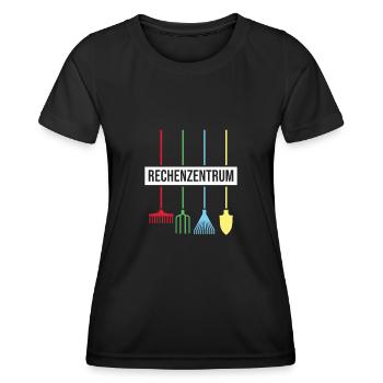 Rechenzentrum Gärtner - Frauen Funktions-T-Shirt - Schwarz - Vorne - AI Model Female 172 light (172cm)