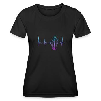 Graffiti Artist Spray Spray Can Paint Can - Women's Functional T-Shirt - black - Front - AI Model Female 172 light (172cm)