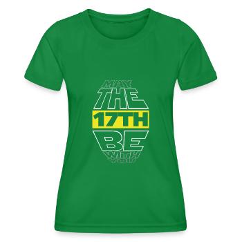 17th Birthday Years Old Vintage Gift - Women's Functional T-Shirt - kelly green - Front - AI Model Female 172 dark (172cm)