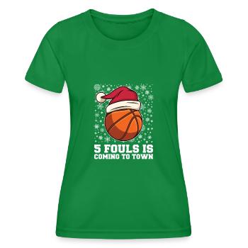 Basketteur - T-shirt sport Femme - vert - Devant - AI Model Female 172 dark (172cm)