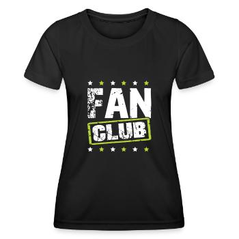 Fan Club - T-shirt sport Femme - noir - Devant - AI Model Female 172 light (172cm)