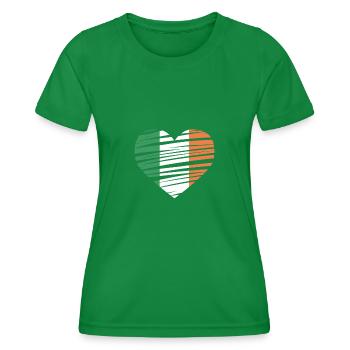Irlande - T-shirt sport Femme - vert - Devant - AI Model Female 172 dark (172cm)