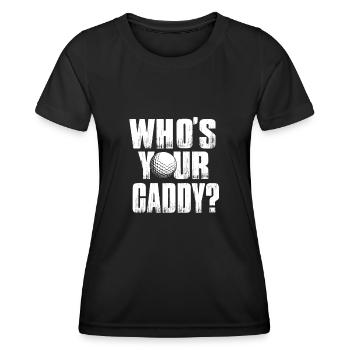 Golfeur Golf golf golf golf - T-shirt sport Femme - noir - Devant - AI Model Female 172 light (172cm)
