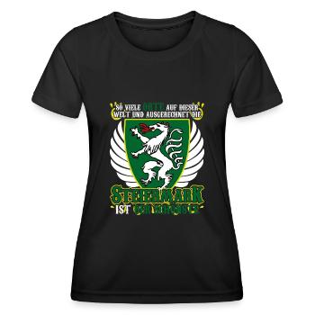 Steiermark Urlaub Österreich Steirer - Frauen Funktions-T-Shirt - Schwarz - Vorne - AI Model Female 172 light (172cm)