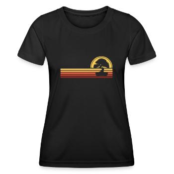 Bonsai - Frauen Funktions-T-Shirt - Schwarz - Vorne - AI Model Female 172 light (172cm)