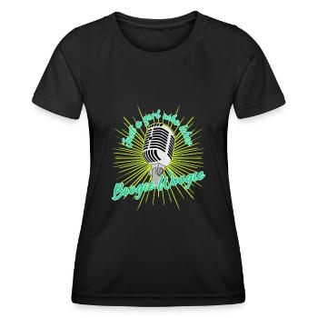 Boogie Woogie Swing Party - Frauen Funktions-T-Shirt - Schwarz - Vorne - AI Model Female 172 light (172cm)