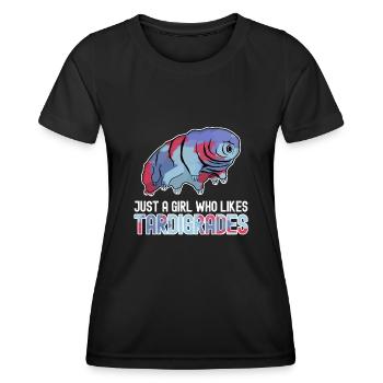 Tardigrade Tardigrades Ourson - T-shirt sport Femme - noir - Devant - AI Model Female 172 light (172cm)