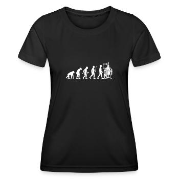 Brewery Evolution Beer - Women's Functional T-Shirt - black - Front - AI Model Female 172 light (172cm)