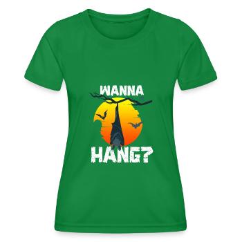 Halloween Costume Horreur Carnaval - T-shirt sport Femme - vert - Devant - AI Model Female 172 dark (172cm)