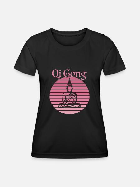 Qi Gong Chi Gong Qigong - Women's Functional T-Shirt - black