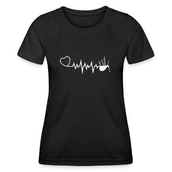 Dudelsack - Frauen Funktions-T-Shirt - Schwarz - Vorne - AI Model Female 172 light (172cm)