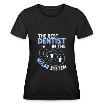 Zahnarzt - Bester Zahnarzt - Frauen Funktions-T-Shirt - Schwarz - Vorne - AI Model Female 172 light (172cm)