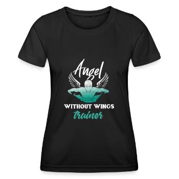 Swimming Coach Swimming Instructor Swimming Pool - Women's Functional T-Shirt - black - Front - AI Model Female 172 light (172cm)
