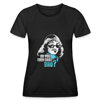 Philosophie Descartes Philosophie Student - Frauen Funktions-T-Shirt - Schwarz - Vorne - AI Model Female 172 light (172cm)