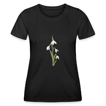 Perce-neige - T-shirt sport Femme - noir - Devant - AI Model Female 172 light (172cm)