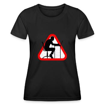 Attention Web Developer - Women's Functional T-Shirt - black - Front - AI Model Female 172 light (172cm)