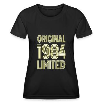 Original 1984 Limitiert - Frauen Funktions-T-Shirt - Schwarz - Vorne - AI Model Female 172 light (172cm)