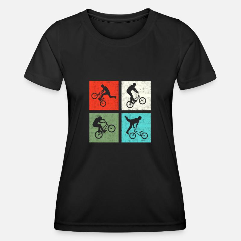 BMX Retro - Women's Functional T-Shirt - black