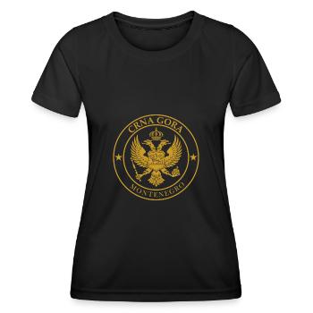CRNA GORA Montenegro Balkan Jugoslawien SFRJ Jugo - Frauen Funktions-T-Shirt - Schwarz - Vorne - AI Model Female 172 light (172cm)