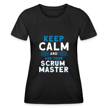 Puppet Chefs Programmer Scrum Master Geschenk - Frauen Funktions-T-Shirt - Schwarz - Vorne - AI Model Female 172 light (172cm)