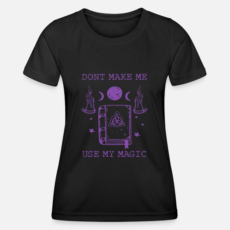 Wicca Witchcraft Witchcraft Witches Magical - Women's Functional T-Shirt - black