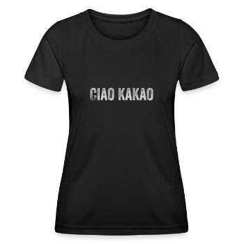 Cacao Ciao - T-shirt sport Femme - noir - Devant - AI Model Female 172 light (172cm)