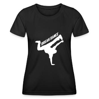 Breakdance BBoy BGirl Streetdance Breakdance - Frauen Funktions-T-Shirt - Schwarz - Vorne - AI Model Female 172 light (172cm)