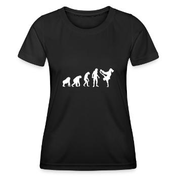 Breakdance BBoy BGirl Streetdance Breakdance - Frauen Funktions-T-Shirt - Schwarz - Vorne - AI Model Female 172 light (172cm)