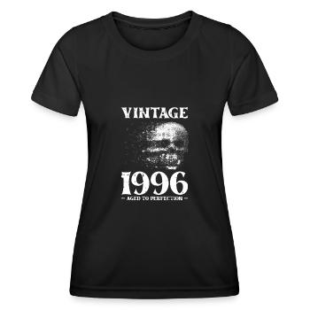 Skull Skull Skull 1996 96 Vintage Vintage Cadeau - T-shirt sport Femme - noir - Devant - AI Model Female 172 light (172cm)