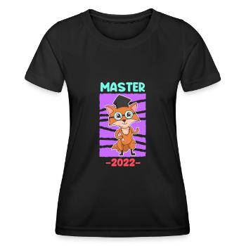 Master's Degree 2022 Master - Women's Functional T-Shirt - black - Front - AI Model Female 172 light (172cm)