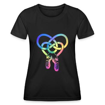 Irish tap dance - Women's Functional T-Shirt - black - Front - AI Model Female 172 light (172cm)