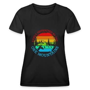 Erzgebirge Ore Mountains Erzgebirger - Frauen Funktions-T-Shirt - Schwarz - Vorne - AI Model Female 172 light (172cm)