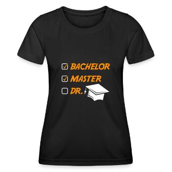 Master 2022 Master Hut Master Degree - Women's Functional T-Shirt - black - Front - AI Model Female 172 light (172cm)