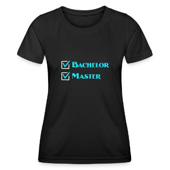 Master 2022 Master Abschluss - Frauen Funktions-T-Shirt - Schwarz - Vorne - AI Model Female 172 light (172cm)