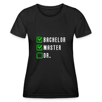 Master Abschluss Master 2022 - Frauen Funktions-T-Shirt - Schwarz - Vorne - AI Model Female 172 light (172cm)