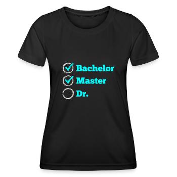 Master Checklist Master's Degree 2022 - Women's Functional T-Shirt - black - Front - AI Model Female 172 light (172cm)