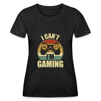 Zocker Videospiel Jungs Gaming Geschenke - Frauen Funktions-T-Shirt - Schwarz - Vorne - AI Model Female 172 light (172cm)