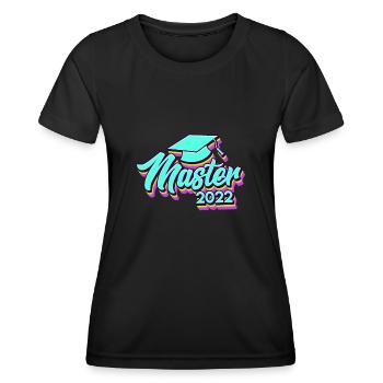 Master Abschluss Master 2022 - Frauen Funktions-T-Shirt - Schwarz - Vorne - AI Model Female 172 light (172cm)