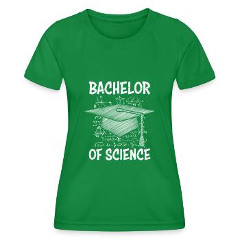 Baccalauréat ès sciences Mathématiques Physique - T-shirt sport Femme - vert - Devant - AI Model Female 172 dark (172cm)