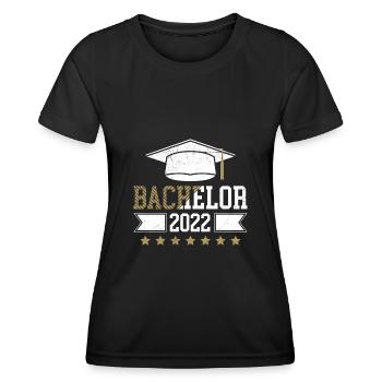 Baccalauréat 2022 Baccalauréat - T-shirt sport Femme - noir - Devant - AI Model Female 172 light (172cm)
