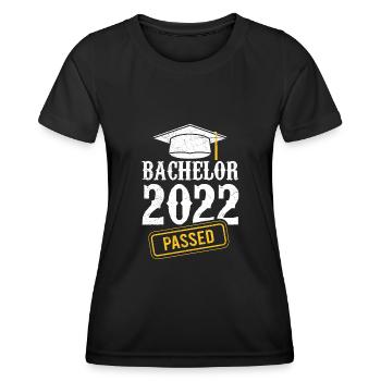 Baccalauréat 2022 Baccalauréat - T-shirt sport Femme - noir - Devant - AI Model Female 172 light (172cm)