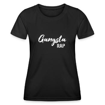 Gangster Rap - Frauen Funktions-T-Shirt - Schwarz - Vorne - AI Model Female 172 light (172cm)