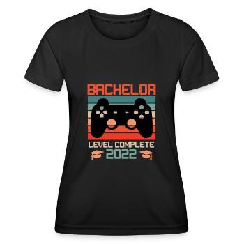 Baccalauréat Baccalauréat 2022 - T-shirt sport Femme - noir - Devant - AI Model Female 172 light (172cm)