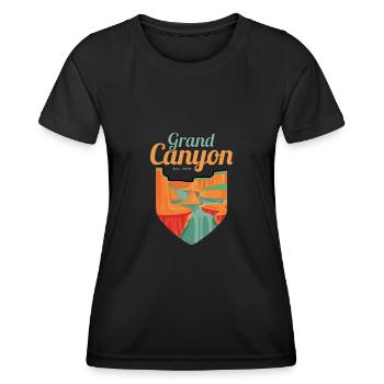 Grand Canyon Nationalpark Arizona - Frauen Funktions-T-Shirt - Schwarz - Vorne - AI Model Female 172 light (172cm)