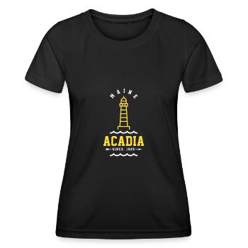 Acadia National Park Maine - Women's Functional T-Shirt - black - Front - AI Model Female 172 light (172cm)