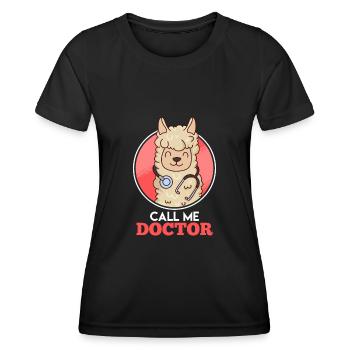 Promotion 2022 Doktorarbeit Dissertation Doktor - Frauen Funktions-T-Shirt - Schwarz - Vorne - AI Model Female 172 light (172cm)