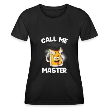 Master's Degree Master 2022 Master - Women's Functional T-Shirt - black - Front - AI Model Female 172 light (172cm)