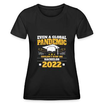 Baccalauréat Diplôme d’études supérieures Baccalauréat 2022 - T-shirt sport Femme - noir - Devant - AI Model Female 172 light (172cm)