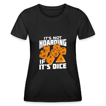 Lustiges RPG W20 Würfel Spielleiter Geschenk - Frauen Funktions-T-Shirt - Schwarz - Vorne - AI Model Female 172 light (172cm)