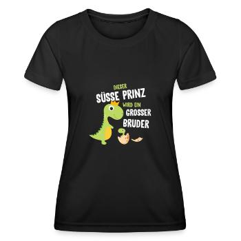 Großer Bruder - Frauen Funktions-T-Shirt - Schwarz - Vorne - AI Model Female 172 light (172cm)